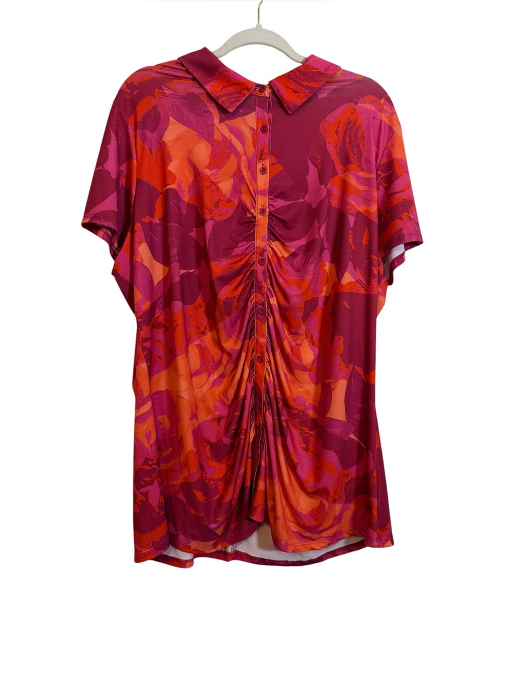 Torrid Abstract Button-Front Top sz 3X
